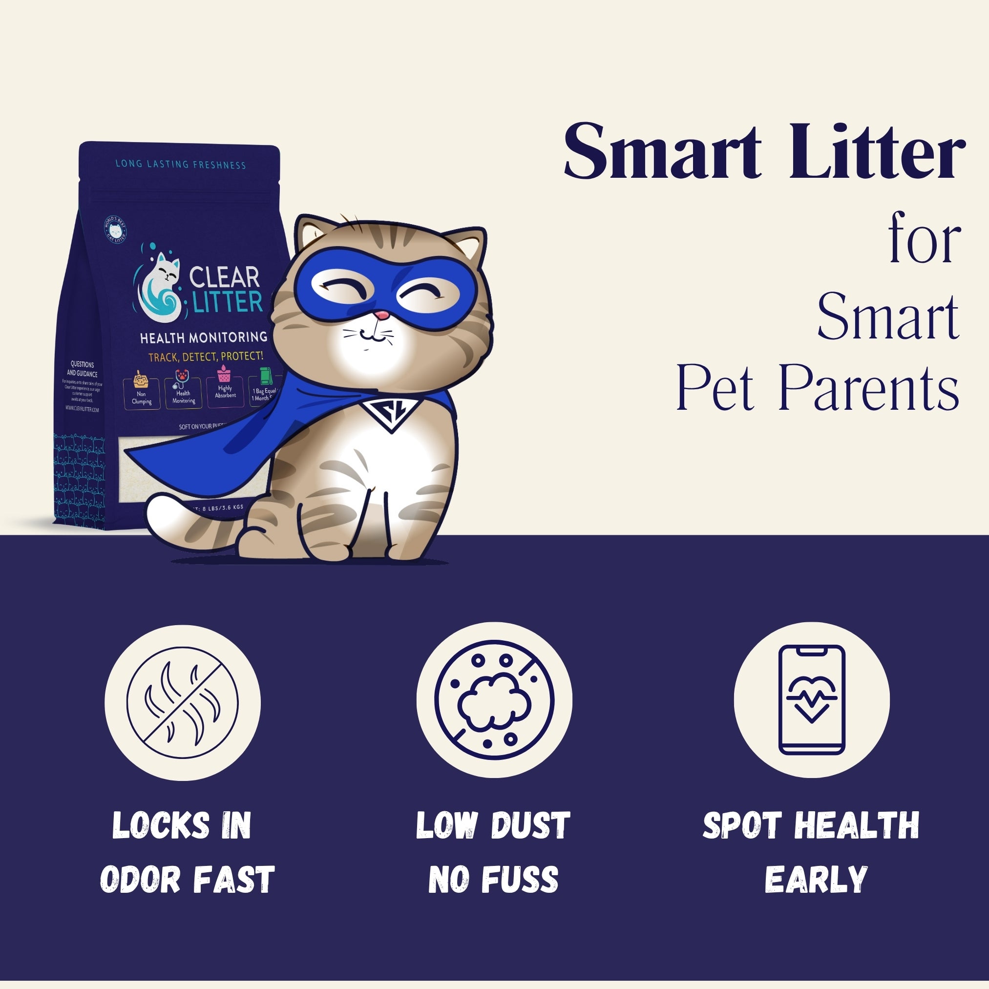 Health Monitoring Cat Litter