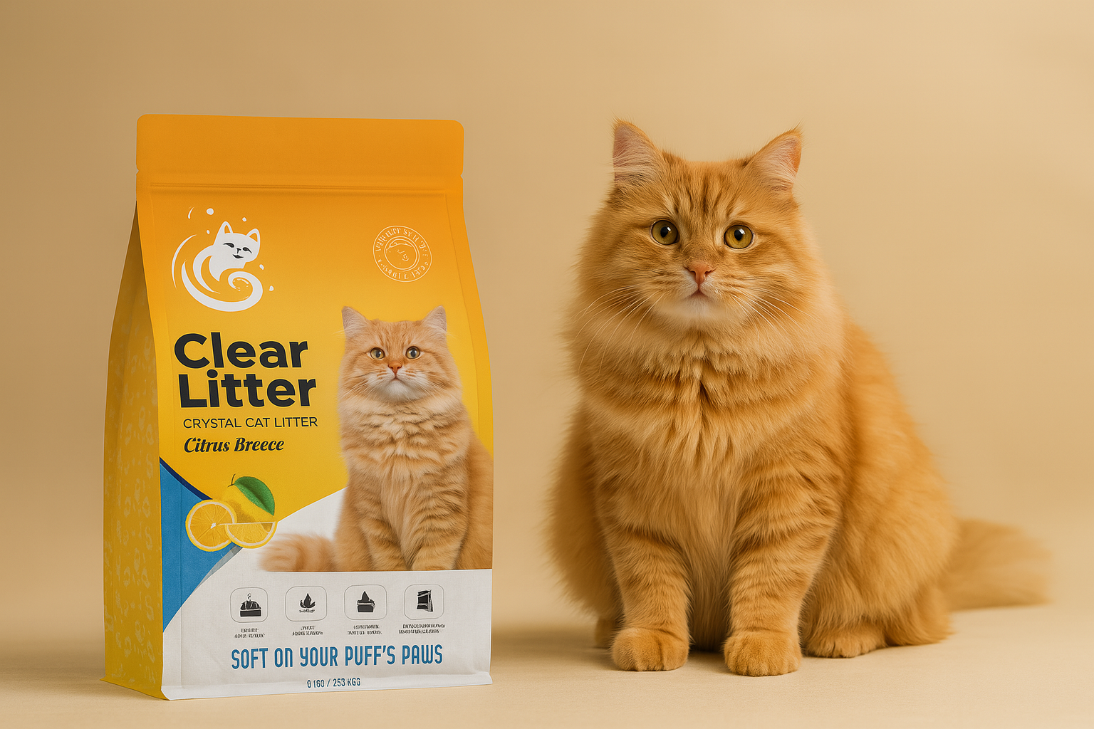 Citrus Breeze Crystal Clear Litter
